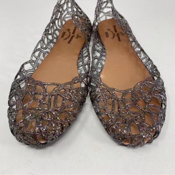 vivienne westwood black jelly shoes